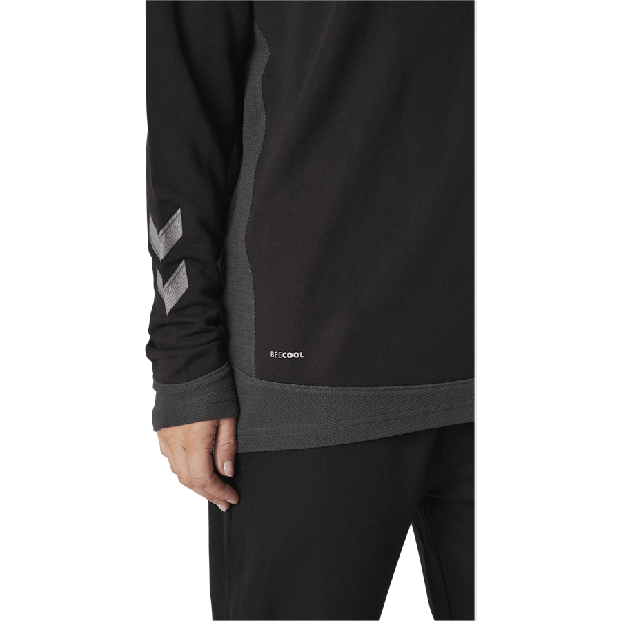 Mezza zip nera