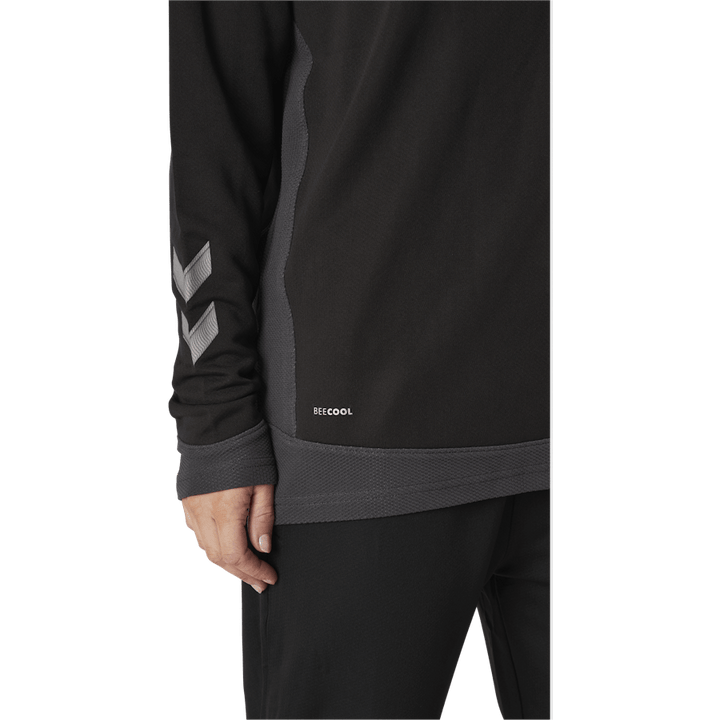 Mezza zip nera