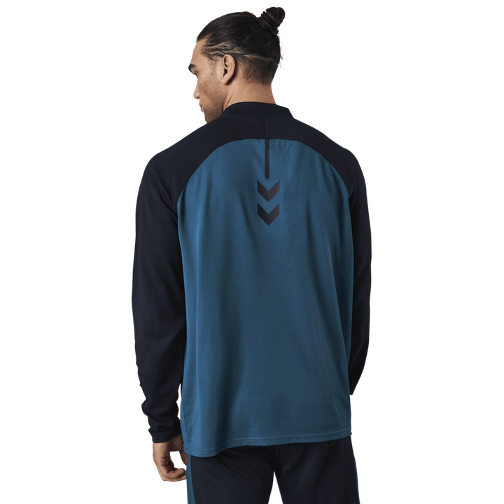 Half Zip Sweat Blue/Grey