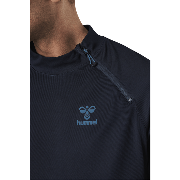 Half Zip Sweat Blue/Grey