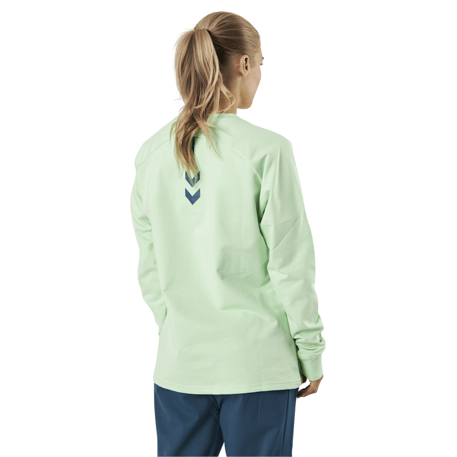 Cotton Sweatshirt Blue/Green