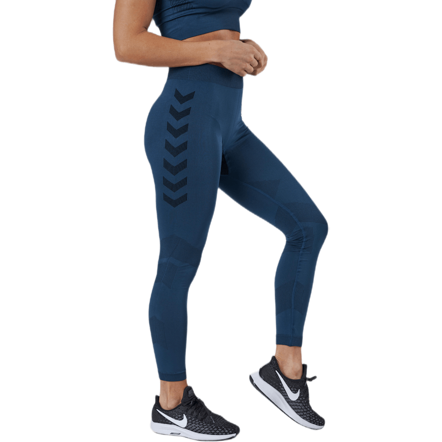 Seamless Training Tights Blue