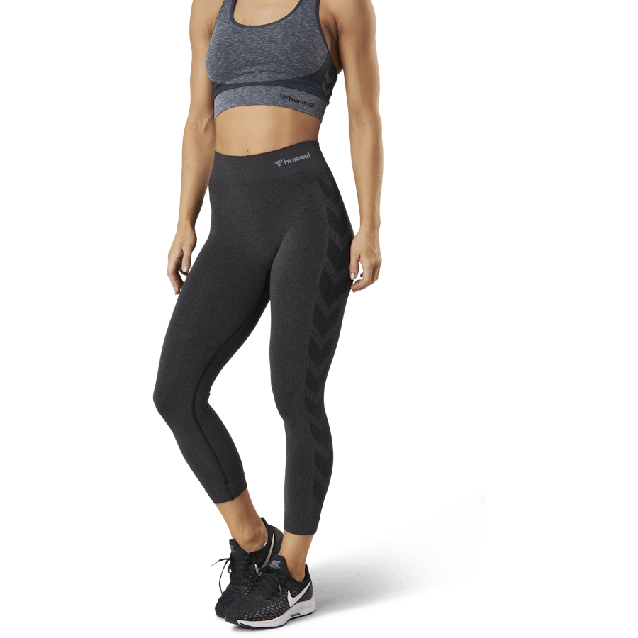 Seamless 3/4 Tights Black