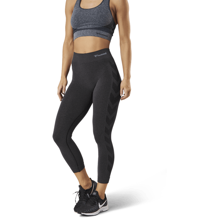 Seamless 3/4 Tights Black