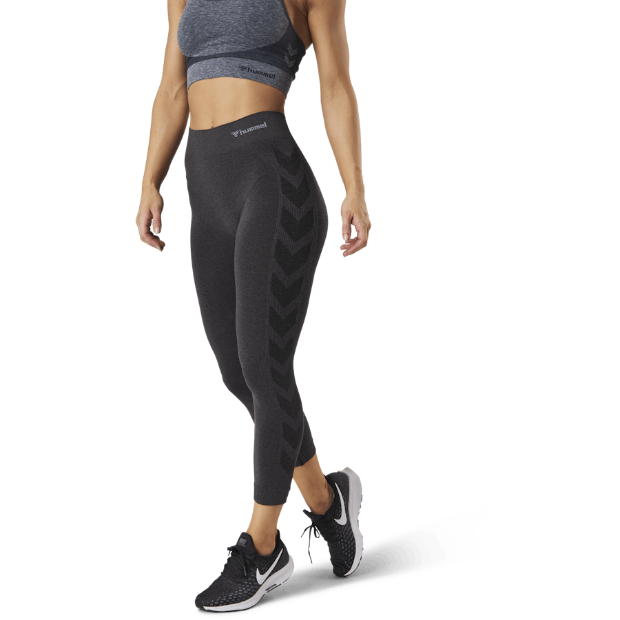 Seamless 3/4 Tights Black
