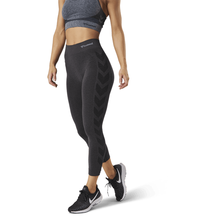 Seamless 3/4 Tights Black