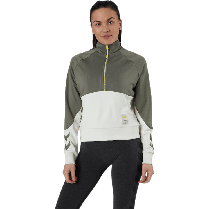 Half Zip Sweatshirt Yellow