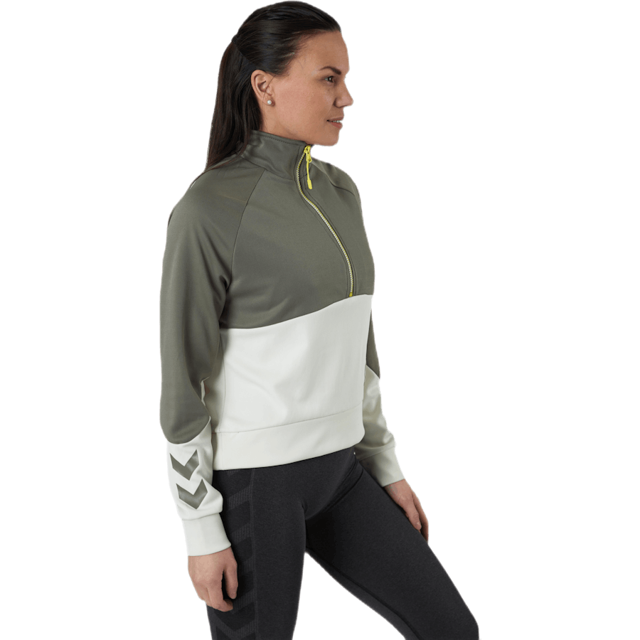 Half Zip Sweatshirt Yellow