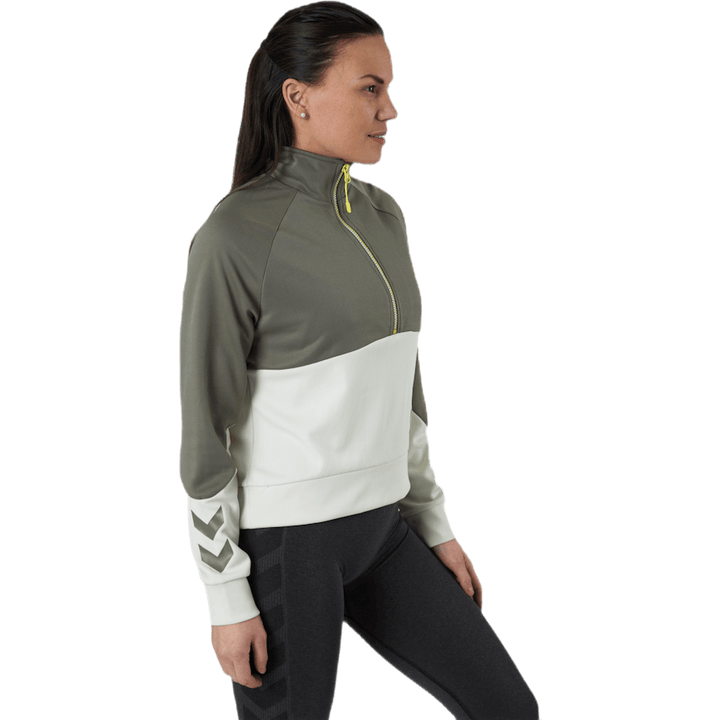 Half Zip Sweatshirt Yellow