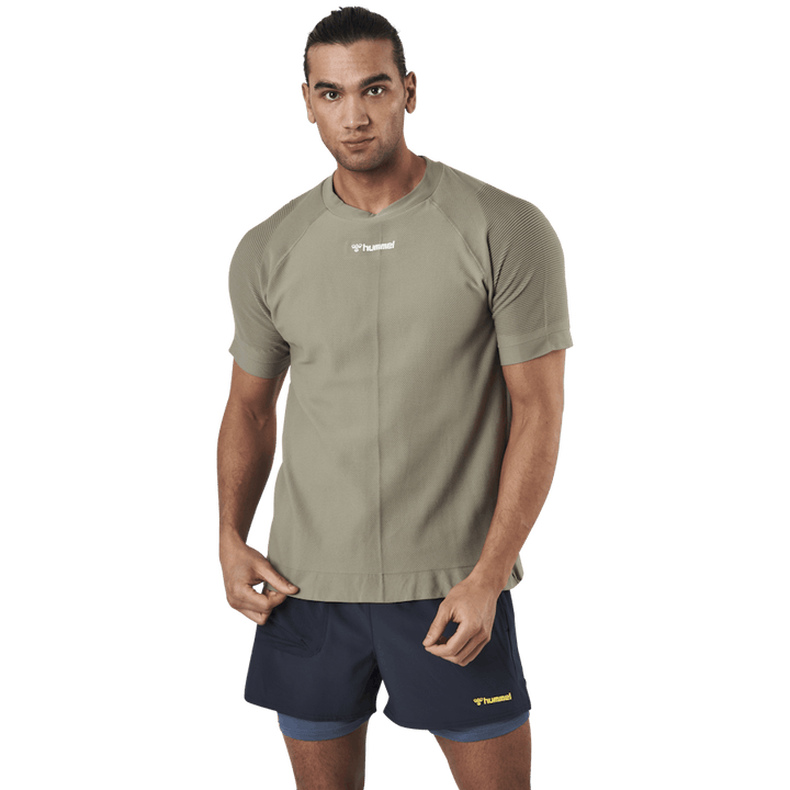 Cube Seamless T-Shirt Grey