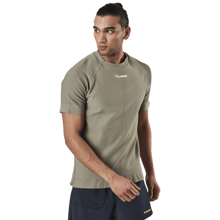 Cube Seamless T-Shirt Grey
