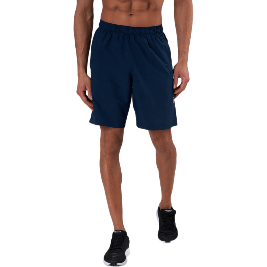 Woven Graphic Short Blue