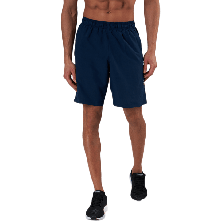 Woven Graphic Short Blue