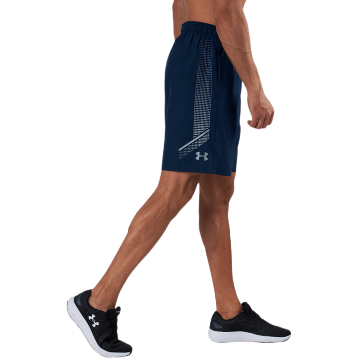 Woven Graphic Short Blue