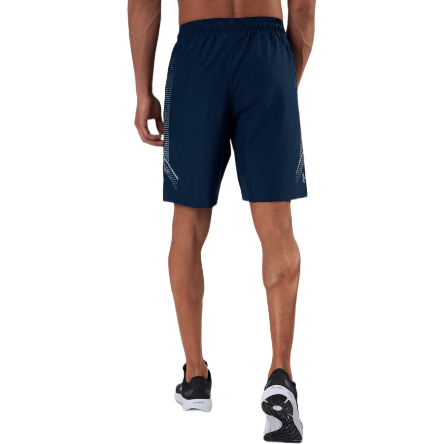 Woven Graphic Short Blue