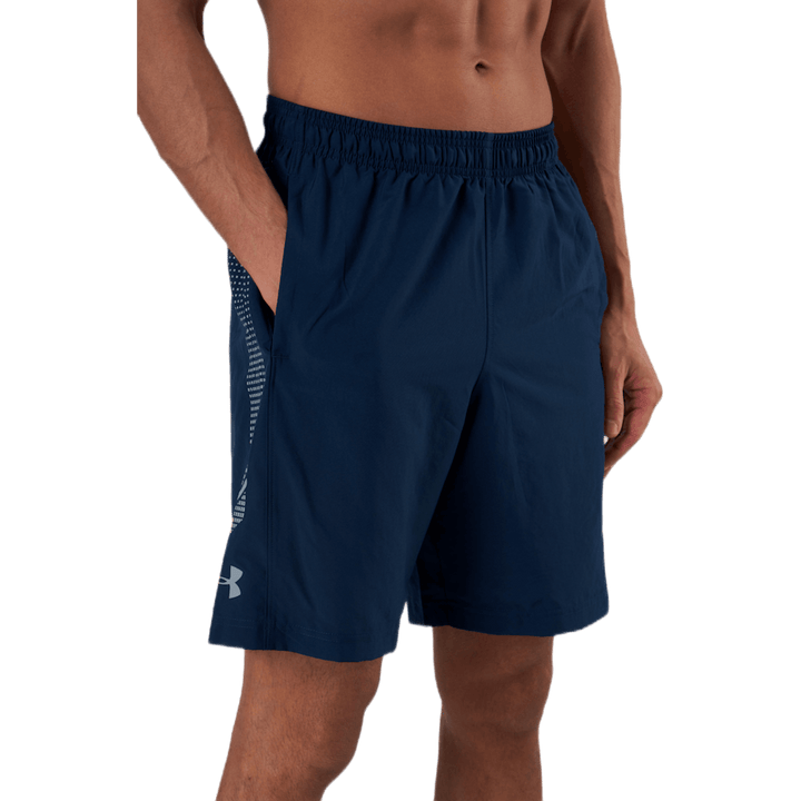 Woven Graphic Short Blue