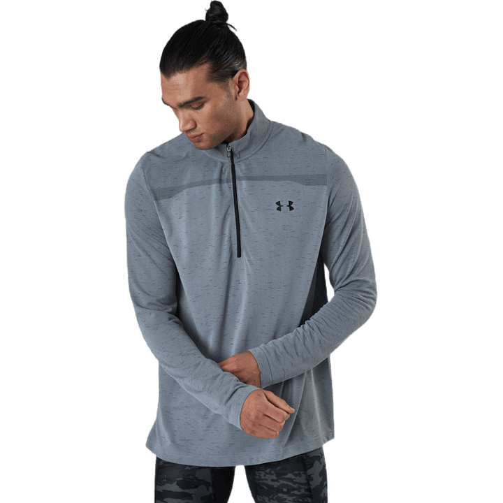 Seamless 1/2 Zip Grey