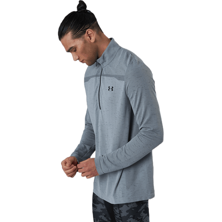 Seamless 1/2 Zip Grey