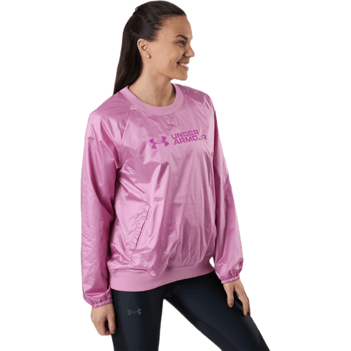 Recover Woven Shine Crew Pink