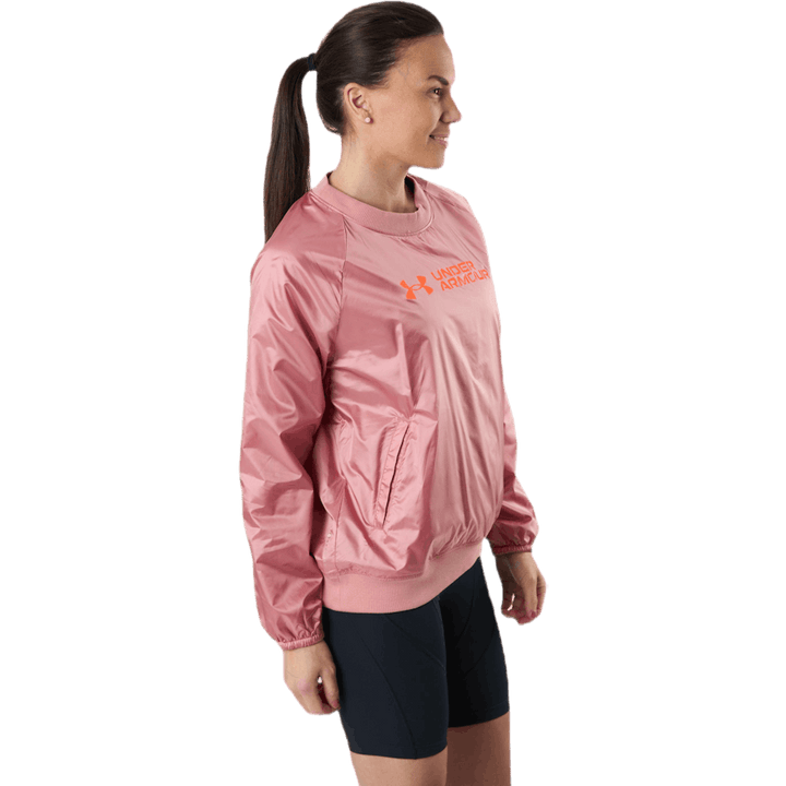Recover Woven Shine Crew Pink