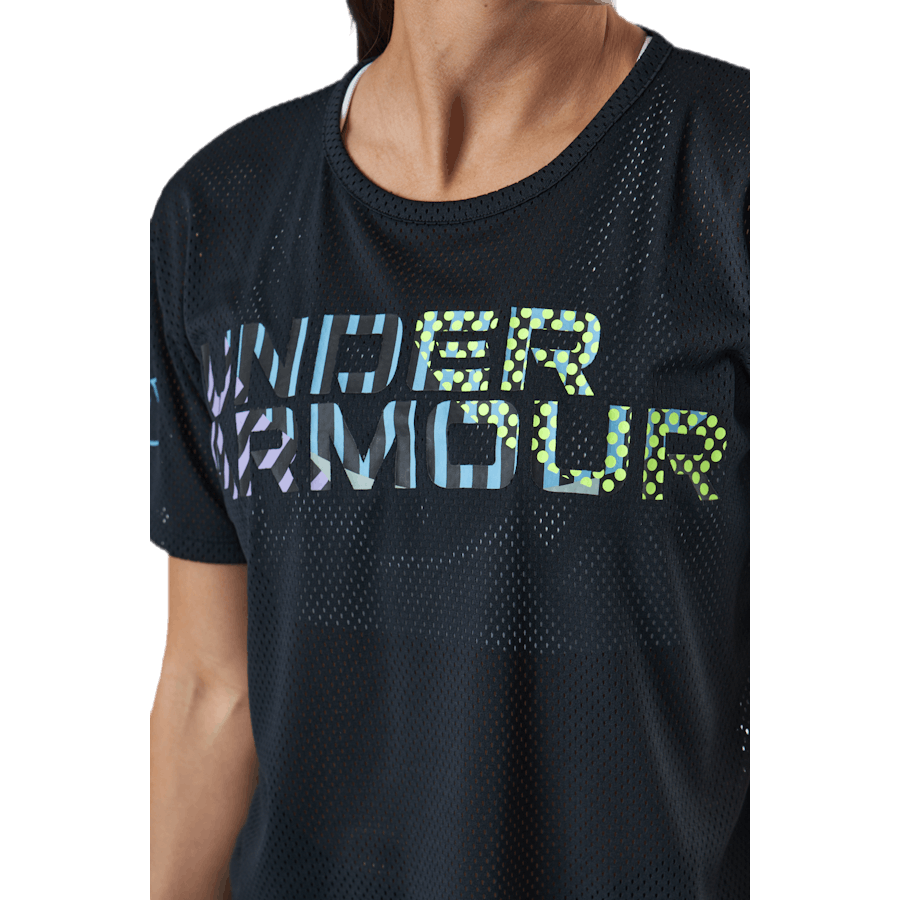 Mesh Geo Graphic SS Black
