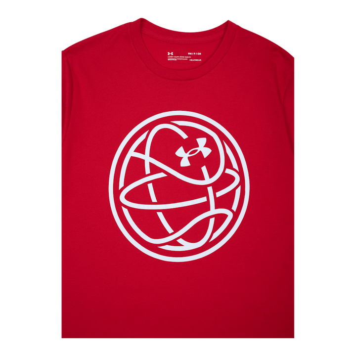 Hoops Icon Tee Red