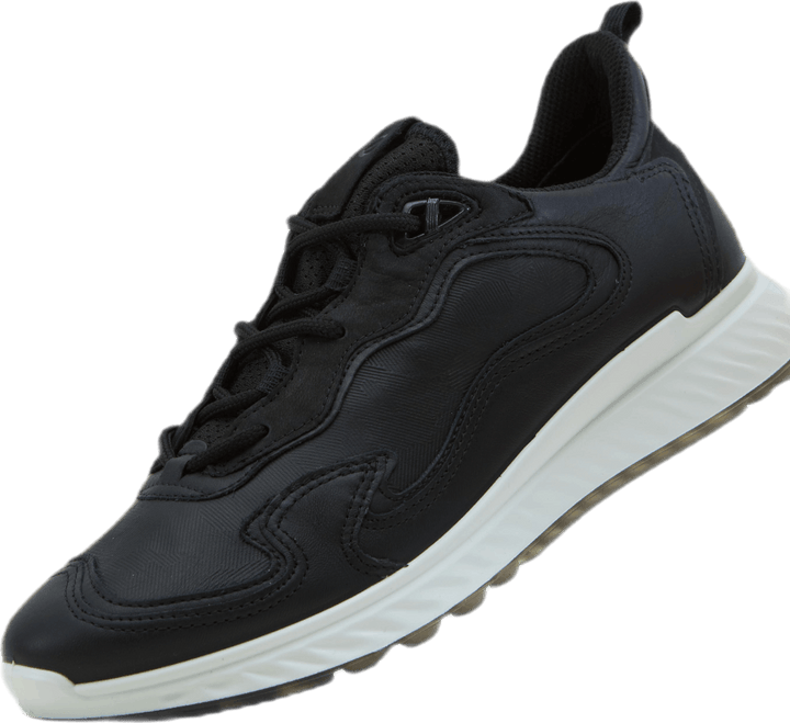 ST.1 Laced Shoes Black