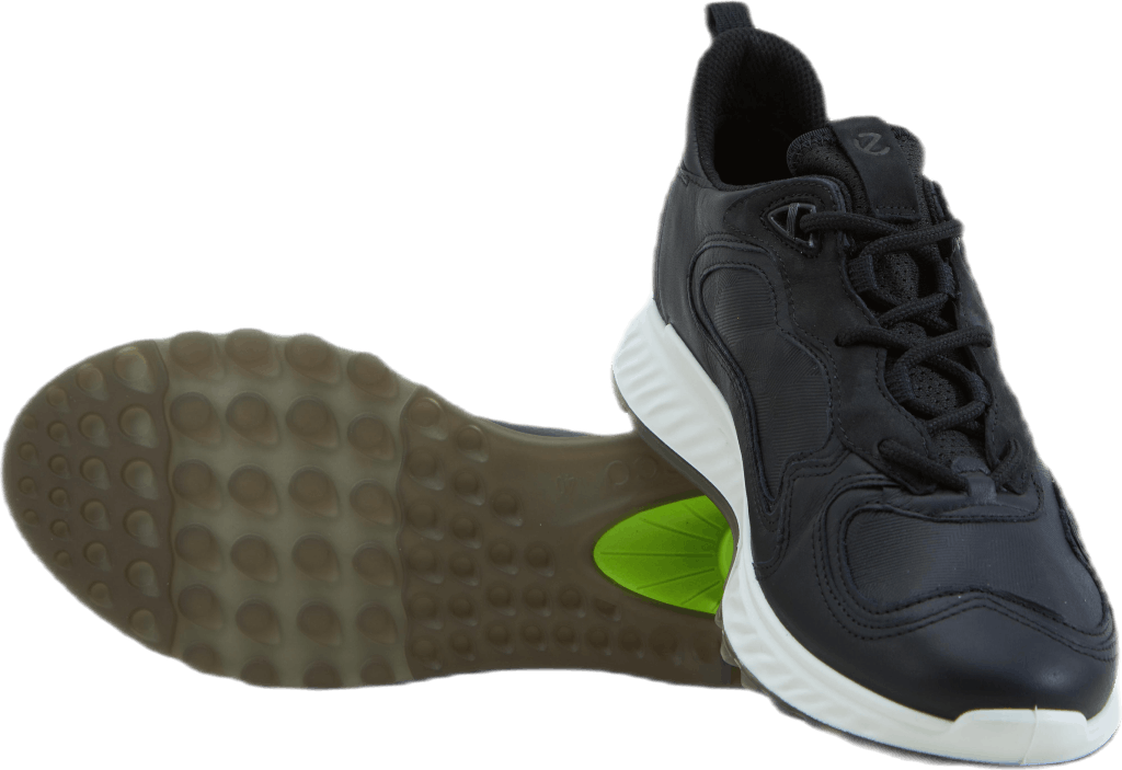 ST.1 Laced Shoes Black