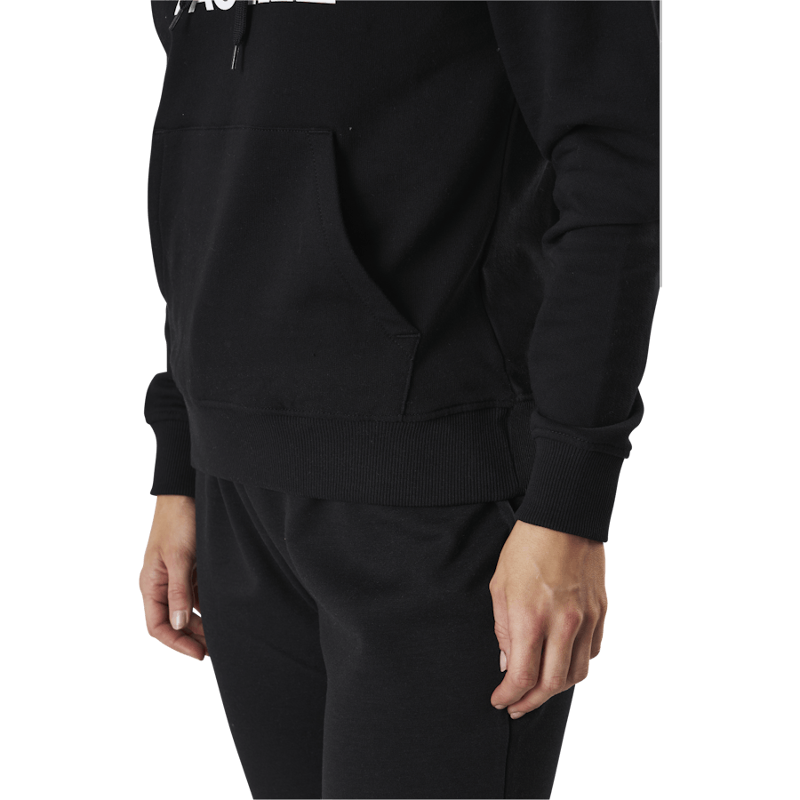 Light Drew Peak Hoodie Black