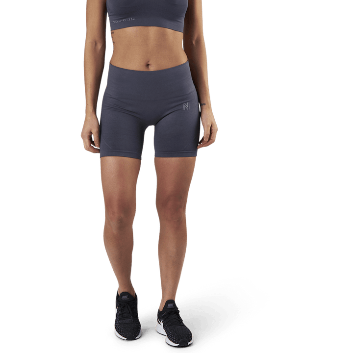 Pantaloncini biker Erica senza cuciture, blu