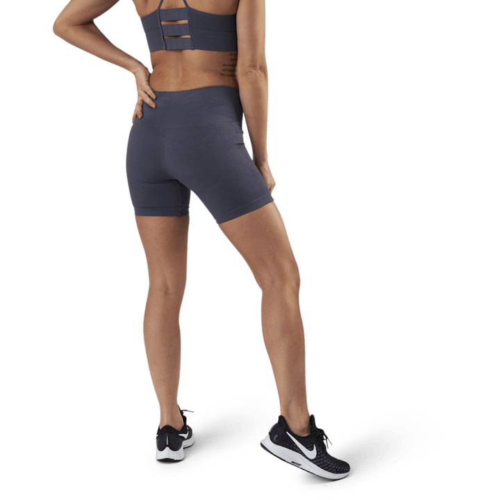 Pantaloncini biker Erica senza cuciture, blu
