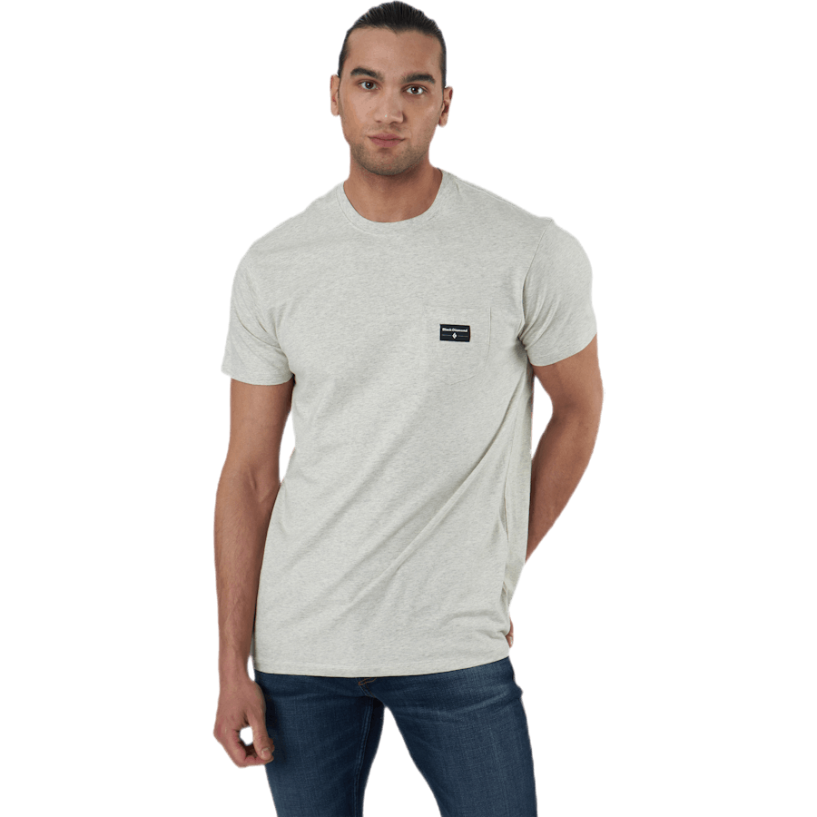 Pocket Label Tee White