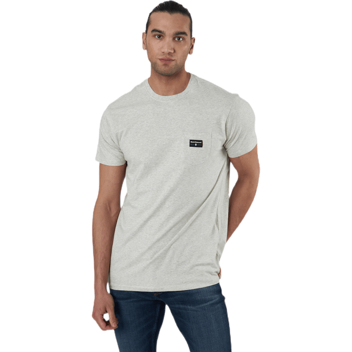 Pocket Label Tee White