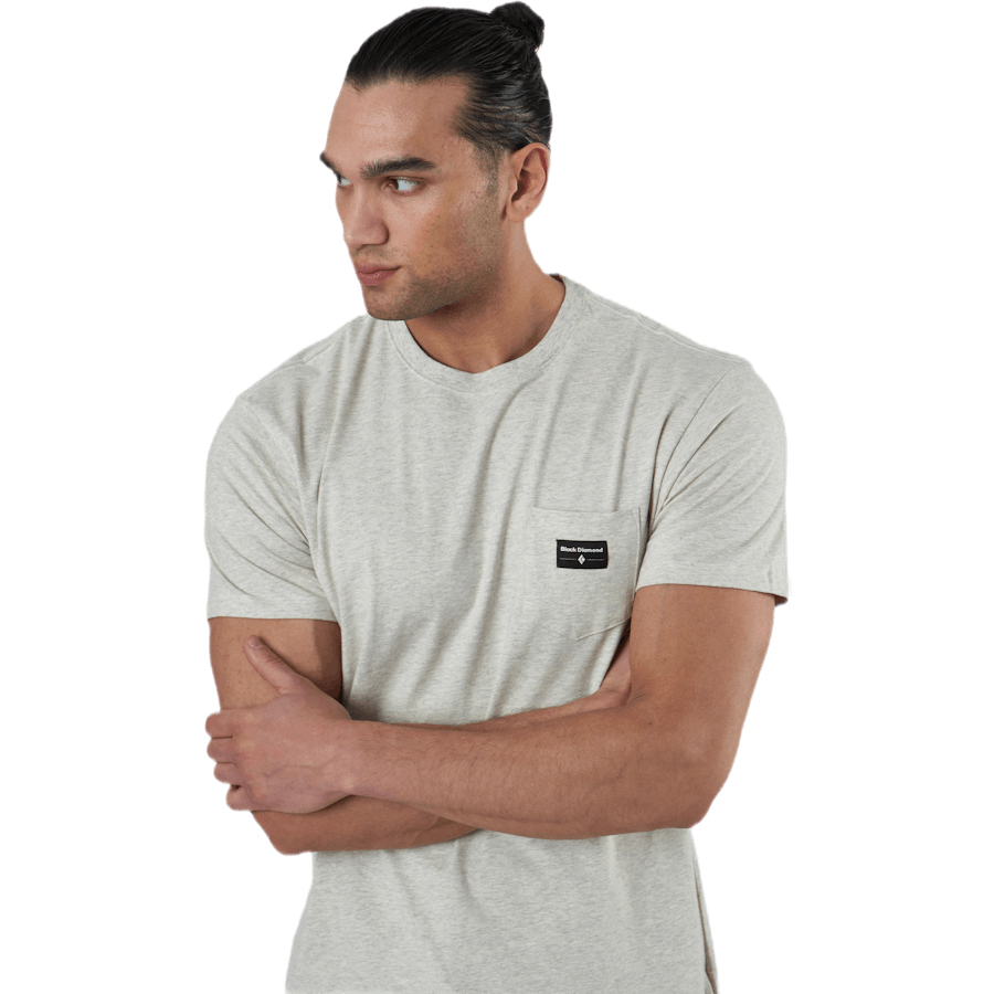 Pocket Label Tee White