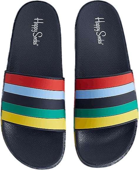 Pool Slider Stripe Patterned