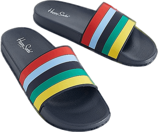 Pool Slider Stripe Patterned
