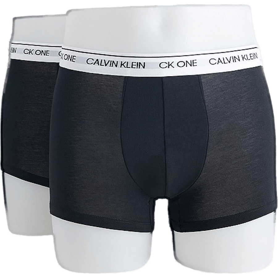 Ck One Cotton Trunk 2-Pack Bianco/Nero