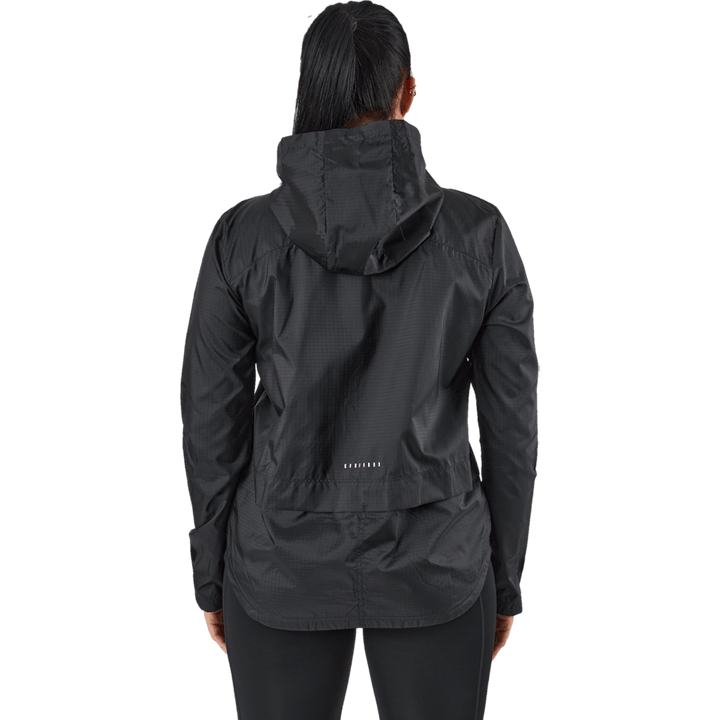 Giacca da corsa Essential donna NERO/REFLECTIVE SILV
