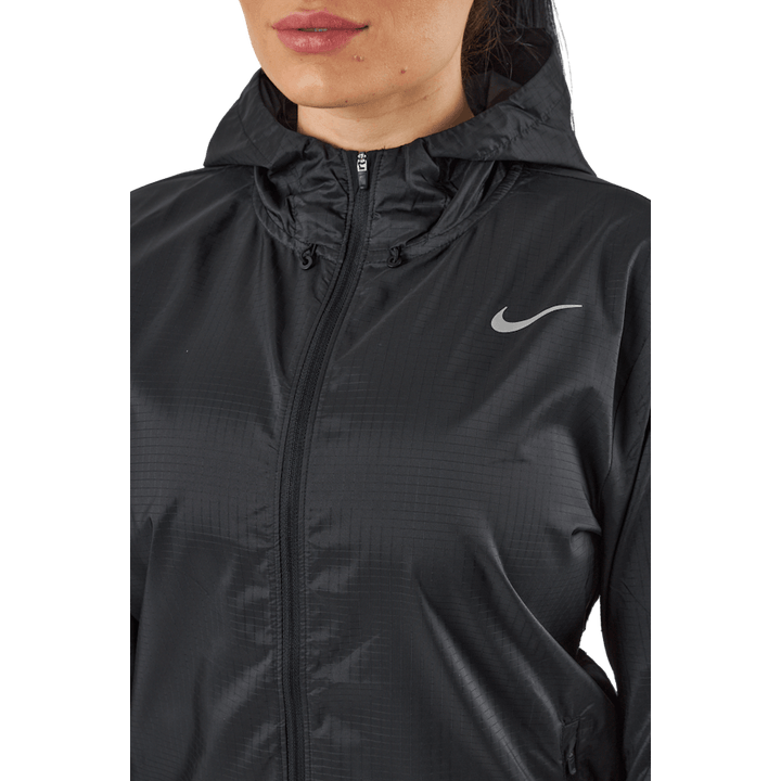 Giacca da corsa Essential donna NERO/REFLECTIVE SILV