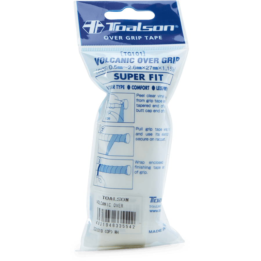 Volcanic Over Grip 1P White