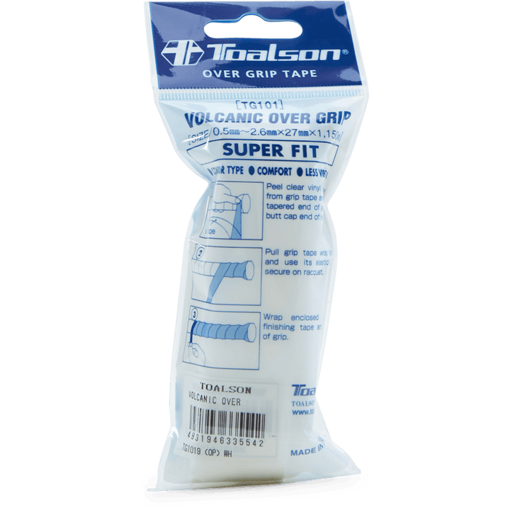 Volcanic Over Grip 1P White