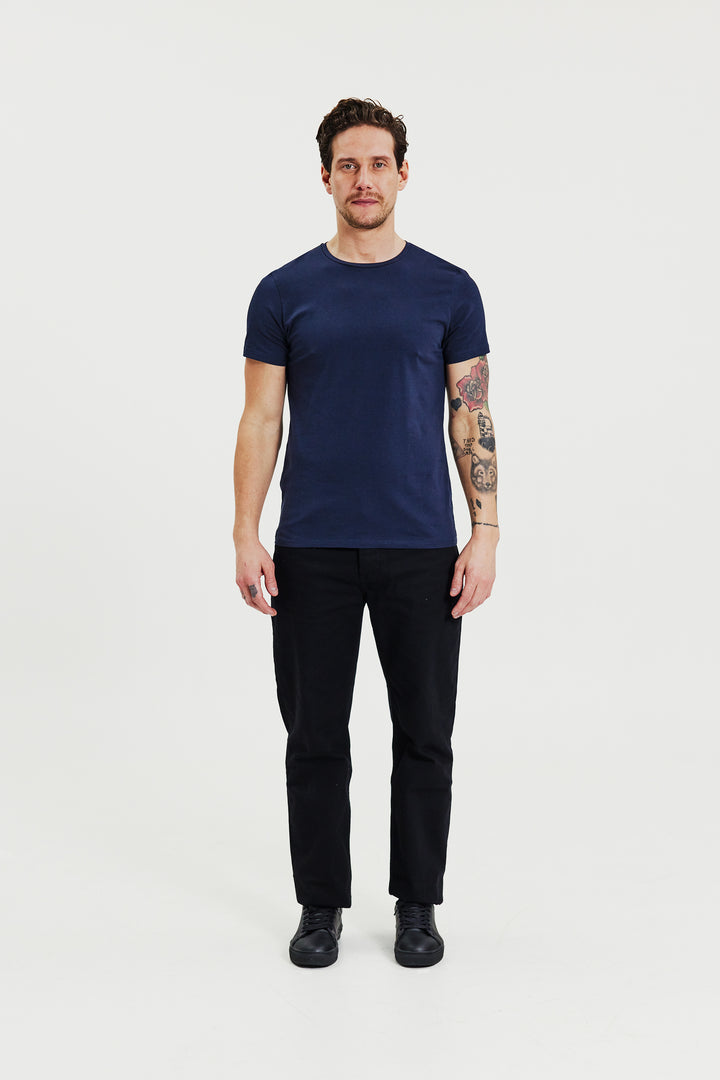 Crew-Neck 2-pack Dark Navy