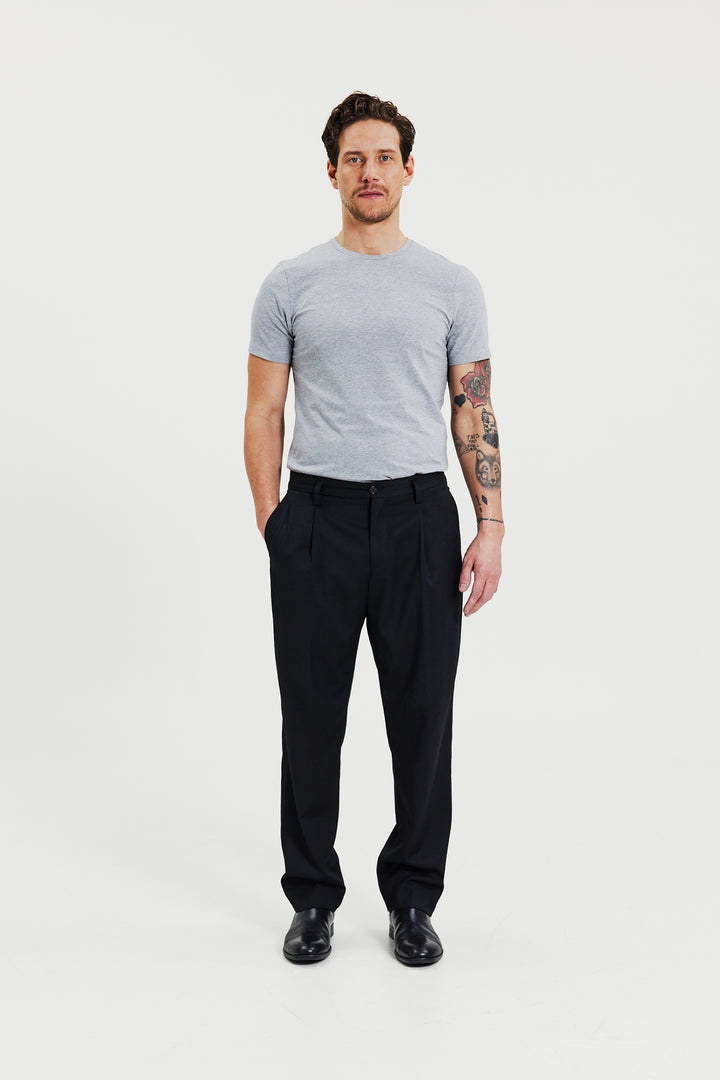 Crew-Neck 2-pack Grey Melange