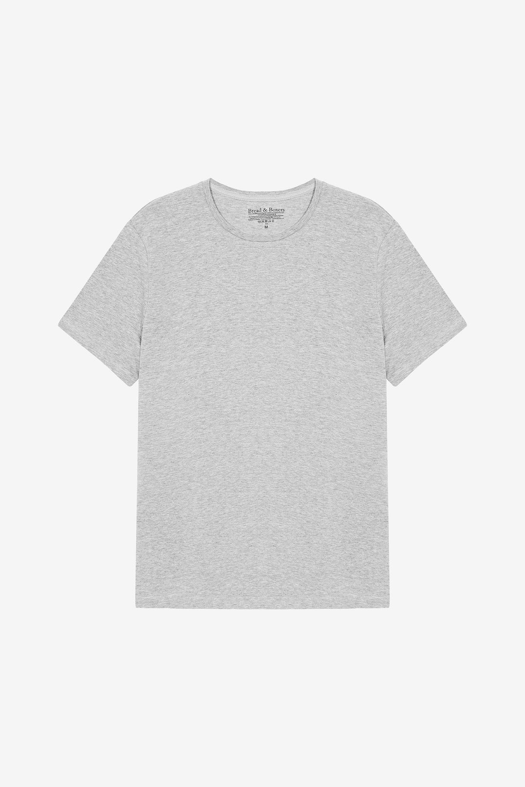 Crew-Neck Slim Grey Melange