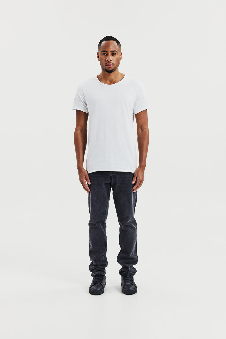 Crew-Neck regular White