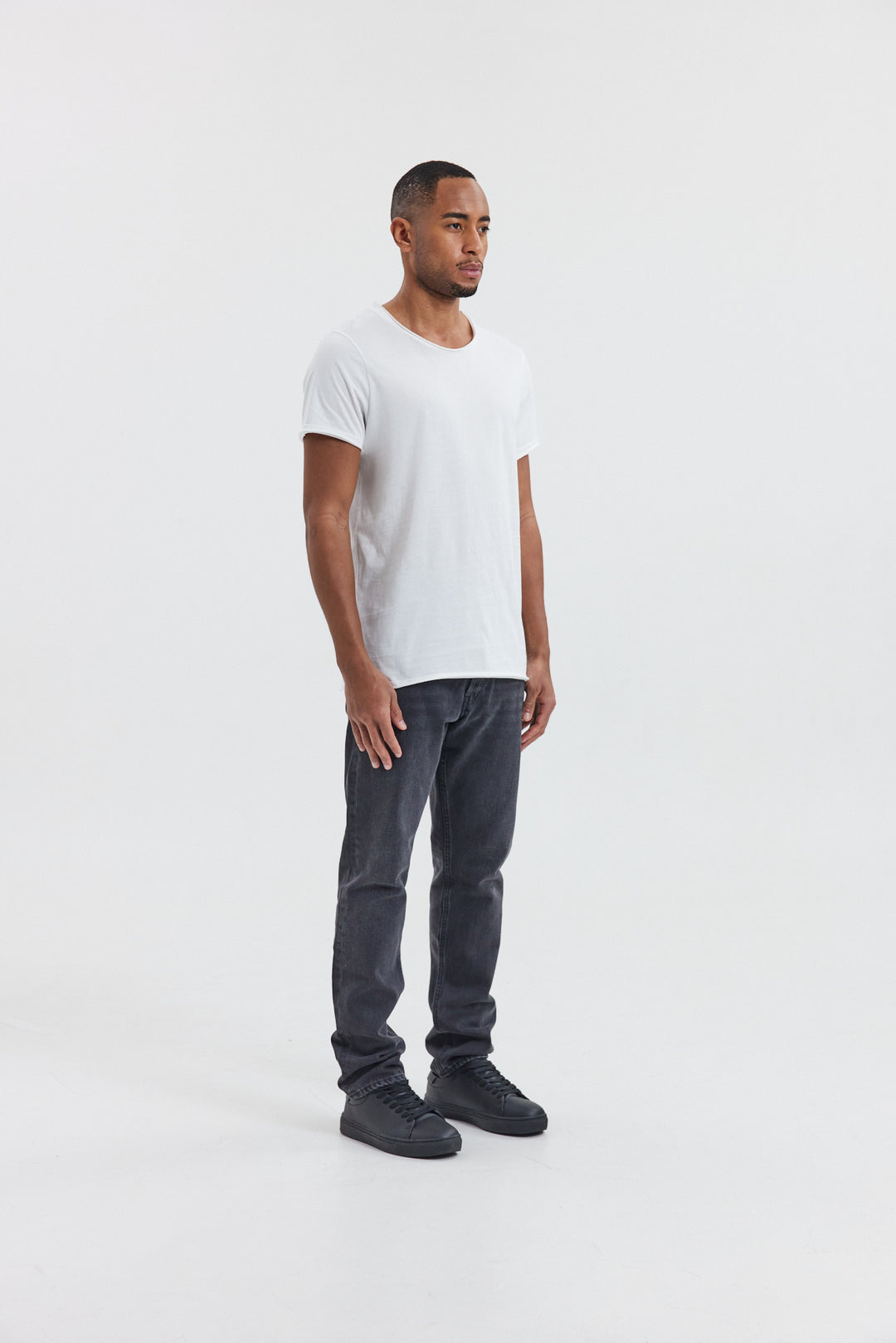 Crew-Neck regular White