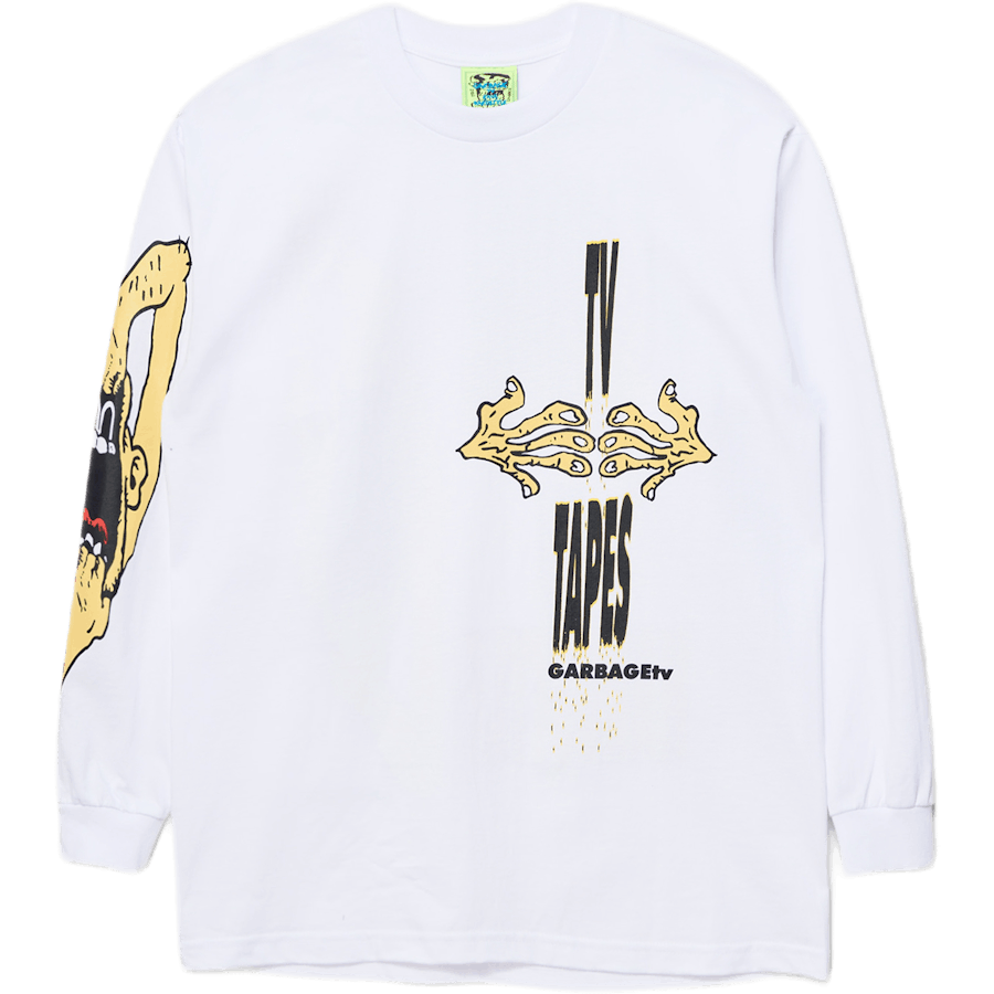 Mind Control L/s Tee White