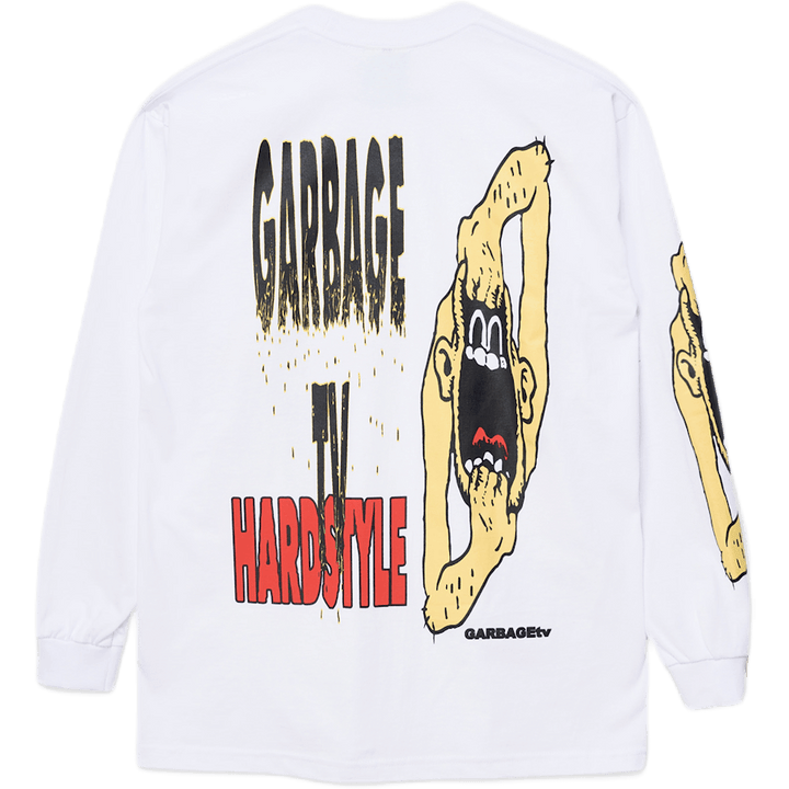Mind Control L/s Tee White