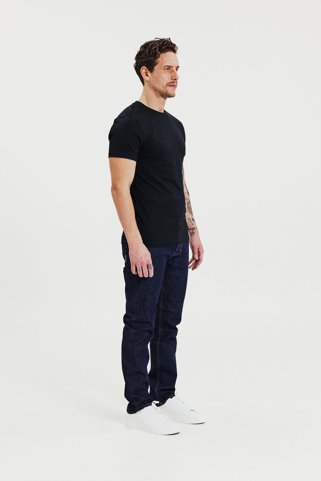Crew-Neck regular Black