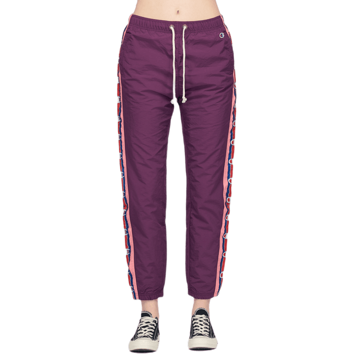 Pantalon à bords élastiques violet